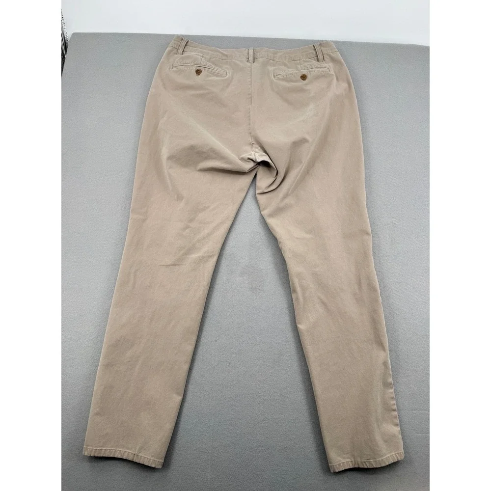 Bonobos Mens 36x32 (36x31) Slim Taper Chino Pants Khaki Tan Preppy Casual